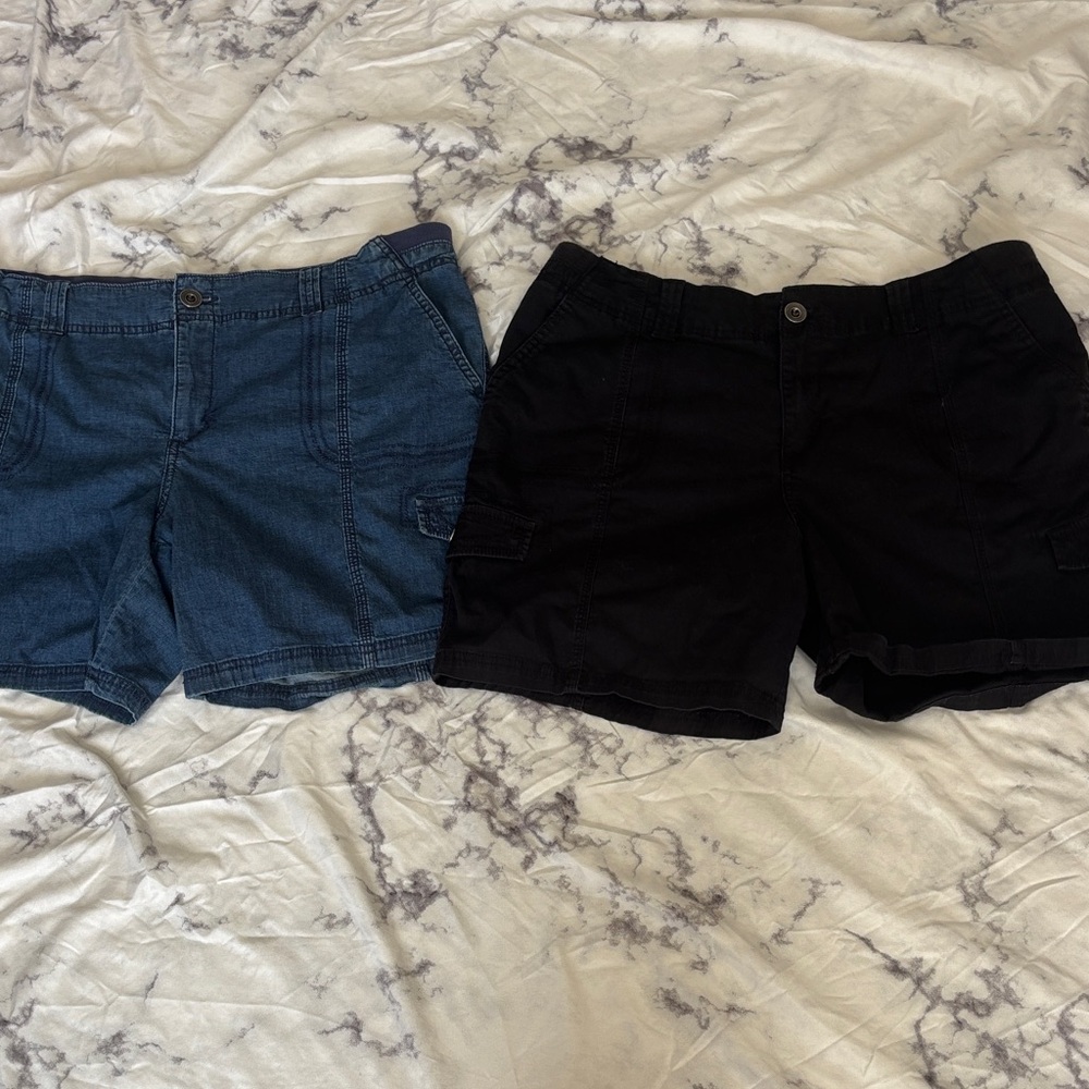 Set of High waisted Style & Co. Jean Shorts